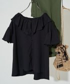 【フリークスストア/FREAK'S STORE】の限定展開 接触冷感 フリルカラー 袖フレア ボタン トップス 大人の最旬トレンドファッション＆コーディネート founy(ファウニー) ファッション Fashion レディースファッション Fashion for Women トップス・カットソー Cut & Sew Tops 2026年 2026 2026春夏・S/S Spring/Summer 2026 SS26 おすすめ Recommended / Our Picks コンパクト Compact, Small Size スラックス Slacks, Dress Pants ダウン Down, Puffer デニム Denim, Jeans Material バランス Balance, Style Balance フリル Frill, Ruffle フレア Flare, Flared エレガント 上品 Elegant 夏 Summer S/S・春夏 SS, Spring/Summer, Warm Season thumbnail ブラック|ID: prp329100004992910 ipo3291000000037394247