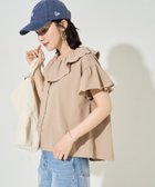 【フリークスストア/FREAK'S STORE】の限定展開 接触冷感 フリルカラー 袖フレア ボタン トップス 大人の最旬トレンドファッション＆コーディネート founy(ファウニー) ファッション Fashion レディースファッション Fashion for Women トップス・カットソー Cut & Sew Tops 2026年 2026 2026春夏・S/S Spring/Summer 2026 SS26 おすすめ Recommended / Our Picks コンパクト Compact, Small Size スラックス Slacks, Dress Pants ダウン Down, Puffer デニム Denim, Jeans Material バランス Balance, Style Balance フリル Frill, Ruffle フレア Flare, Flared エレガント 上品 Elegant 夏 Summer S/S・春夏 SS, Spring/Summer, Warm Season thumbnail ベージュ|ID: prp329100004992910 ipo3291000000037394248