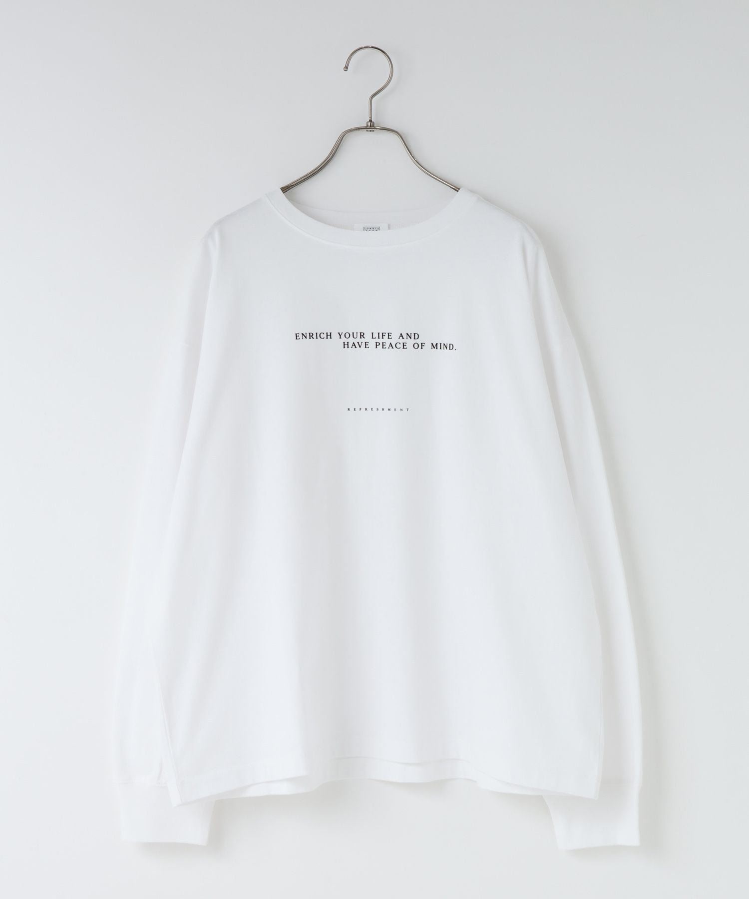 【ローリーズファーム/LOWRYS FARM】のロゴフォトロンT インテリア・キッズ・メンズ・レディースファッション・服の通販 founy(ファウニー) 　ファッション　Fashion　レディースファッション　Fashion for Women　トップス・カットソー　Cut & Sew Tops　ロングTシャツ・Tシャツ　Longline T-Shirts & Tees　インナー　Innerwear　ジャケット　Jacket, Outerwear　ベーシック　Basic, Essential　ヴィンテージ　Vintage Style　ホワイト05|ID: prp329100004992911 ipo3291000000037394297