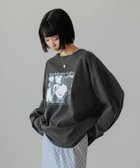 【ローリーズファーム/LOWRYS FARM】のロゴフォトロンT 大人の最旬トレンドファッション＆コーディネート founy(ファウニー) ファッション Fashion レディースファッション Fashion for Women トップス・カットソー Cut & Sew Tops ロングTシャツ・Tシャツ Longline T-Shirts & Tees インナー Innerwear ジャケット Jacket, Outerwear ベーシック Basic, Essential ヴィンテージ Vintage Style thumbnail グレー18|ID: prp329100004992911 ipo3291000000037394298