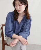 【ナチュラルクチュール/natural couture】のとろみサテン7分袖ブラウス 大人の最旬トレンドファッション＆コーディネート founy(ファウニー) ファッション Fashion レディースファッション Fashion for Women トップス・カットソー Cut & Sew Tops シャツ・ブラウス・オフィスカジュアル Elegant Blouses & Button-Ups カーディガン Cardigan, Knitwear ギャザー Gathered, Ruffled サテン Satin, Glossy Fabric ジャケット Jacket, Outerwear とろみ Fluid, Flowy Fabric デニム Denim, Jeans Material フレア Flare, Flared マーメイド Mermaid, Fishtail Silhouette ロング Long, Long-Length 再入荷 Restock / Back in Stock 2026年 2026 2026春夏・S/S Spring/Summer 2026 SS26 thumbnail ネイビー|ID: prp329100004992916 ipo3291000000037394333