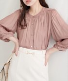 【ナチュラルクチュール/natural couture】のとろみサテン7分袖ブラウス 大人の最旬トレンドファッション＆コーディネート founy(ファウニー) ファッション Fashion レディースファッション Fashion for Women トップス・カットソー Cut & Sew Tops シャツ・ブラウス・オフィスカジュアル Elegant Blouses & Button-Ups カーディガン Cardigan, Knitwear ギャザー Gathered, Ruffled サテン Satin, Glossy Fabric ジャケット Jacket, Outerwear とろみ Fluid, Flowy Fabric デニム Denim, Jeans Material フレア Flare, Flared マーメイド Mermaid, Fishtail Silhouette ロング Long, Long-Length 再入荷 Restock / Back in Stock 2026年 2026 2026春夏・S/S Spring/Summer 2026 SS26 thumbnail ピンクベージュ|ID: prp329100004992916 ipo3291000000037394335