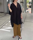 【アンドフォーエバー/RMAF】の【リバイバル/シワになりにくい!】ドルマンBIGシャツ 大人の最旬トレンドファッション＆コーディネート founy(ファウニー) ファッション Fashion レディースファッション Fashion for Women トップス・カットソー Cut & Sew Tops シャツ・ブラウス・オフィスカジュアル Elegant Blouses & Button-Ups 2026年 2026 2026春夏・S/S Spring/Summer 2026 SS26 おすすめ Recommended / Our Picks アクセサリー Fashion Accessories シンプル Simple, Minimal スニーカー Sneakers, Trainers ダウン Down, Puffer デニム Denim, Jeans Material リラックス Relax, Relaxed Fit ロング Long, Long-Length ワイド Wide, Wide Fit thumbnail ブラック|ID: prp329100004992920 ipo3291000000037394364