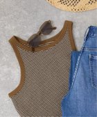 【スローブ イエナ/SLOBE IENA】のアメスリタンクトップ 大人の最旬トレンドファッション＆コーディネート founy(ファウニー) ファッション Fashion レディースファッション Fashion for Women 2026年 2026 2026春夏・S/S Spring/Summer 2026 SS26 おすすめ Recommended / Our Picks ジャケット Jacket, Outerwear バランス Balance, Style Balance ボーダー Border, Stripe 夏 Summer thumbnail ブラウン|ID: prp329100004992925 ipo3291000000037394418