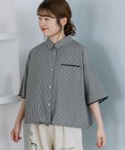 【プードゥドゥ/POU DOU DOU】のはまぐりステッチクロップドシャツ 大人の最旬トレンドファッション＆コーディネート founy(ファウニー) ファッション Fashion レディースファッション Fashion for Women トップス・カットソー Cut & Sew Tops シャツ・ブラウス・オフィスカジュアル Elegant Blouses & Button-Ups クロップド Cropped, Short Length コンパクト Compact, Small Size スマート Smart, Elegant トレンド Trend, Trending Now バルーン Balloon, Balloon Silhouette ボトム Bottoms, Lower Wear ポケット Pocket, Pocket Detail 羽織 Haori, Light Jacket レギュラー Regular, Standard Fit おすすめ Recommended / Our Picks thumbnail スミクロ|ID: prp329100004992926 ipo3291000000037394423