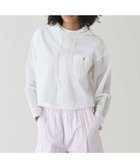 【ビショップ/Bshop】のナイロン フードシャツジャケット WOMEN 大人の最旬トレンドファッション＆コーディネート founy(ファウニー) ファッション Fashion レディースファッション Fashion for Women アウター Coat / Outerwear Collection レディースジャケット・軽アウター Jackets ショーツ Shorts, Short Pants ショート Short, Short Length シンプル Simple, Minimal ストレッチ Stretch, Stretchy Fabric スポーツ Sports, Activewear パッチ Patch, Appliqué ボックス Boxy, Box Shape ポケット Pocket, Pocket Detail 軽量 Lightweight, Ultra Light thumbnail WHITE|ID: prp329100004992930 ipo3291000000037394455