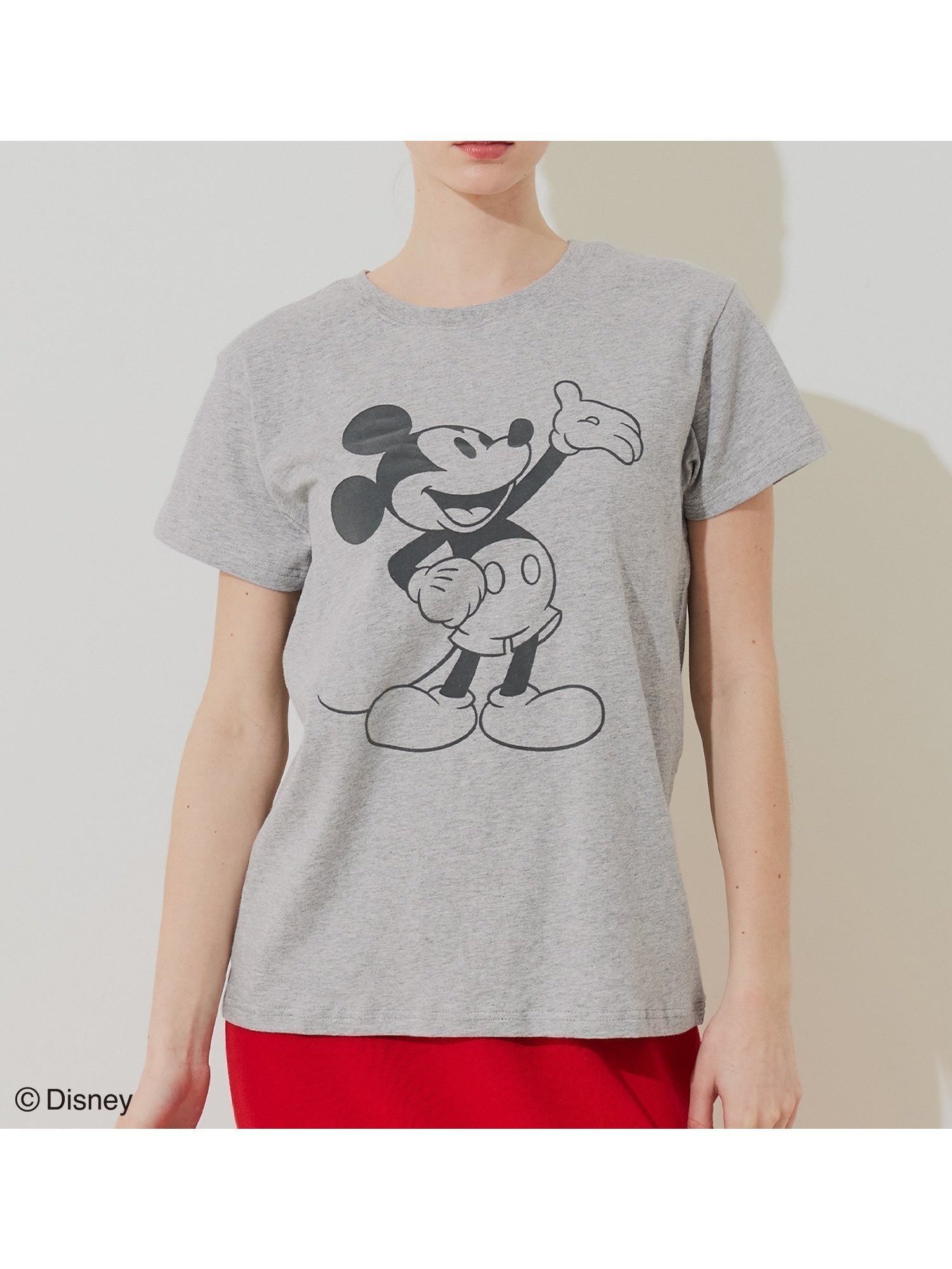 【コカ/COCA】の【ディズニー】ウォッシュドTシャツ インテリア・キッズ・メンズ・レディースファッション・服の通販 founy(ファウニー) 　ファッション　Fashion　レディースファッション　Fashion for Women　トップス・カットソー　Cut & Sew Tops　シャツ・ブラウス・オフィスカジュアル　Elegant Blouses & Button-Ups　ロングTシャツ・Tシャツ　Longline T-Shirts & Tees　ウォッシュ　Washed Finish　カーゴパンツ　Cargo Pants, Utility Pants　キャラクター　Character, Licensed Characters　デニム　Denim, Jeans Material　フロント　Front, Front Design　プリント　Print, Printed Pattern　ベーシック　Basic, Essential　ポケット　Pocket, Pocket Detail　半袖　Short Sleeve, Half Sleeve　2026年　2026　2026春夏・S/S　Spring/Summer 2026 SS26　D|ID: prp329100004992944 ipo3291000000037394568
