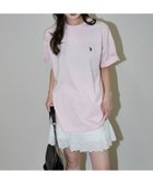 【フリークスストア/FREAK'S STORE】の別注 ワンポイント 刺繍 クルーネック Tシャツ 限定展開 大人の最旬トレンドファッション＆コーディネート founy(ファウニー) ファッション Fashion レディースファッション Fashion for Women トップス・カットソー Cut & Sew Tops シャツ・ブラウス・オフィスカジュアル Elegant Blouses & Button-Ups ロングTシャツ・Tシャツ Longline T-Shirts & Tees 2026年 2026 2026春夏・S/S Spring/Summer 2026 SS26 ユニセックス Unisex, Genderless インナー Innerwear シンプル Simple, Minimal スペシャル Special, Limited Edition ルーズ Loose, Oversized ロング Long, Long-Length ワンポイント One Point, Statement Accent 別注 Limited Edition, Custom Order 夏 Summer S/S・春夏 SS, Spring/Summer, Warm Season thumbnail ピンク|ID: prp329100004992945 ipo3291000000037394580
