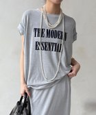 【ドゥドゥ/DouDou】の【セットアップ可能】フロッキー肩タックプリントTEE 大人の最旬トレンドファッション&コーディネート founy(ファウニー) ファッション Fashion レディースファッション Fashion for Women セットアップ Matching Sets ショルダー Shoulder, Shoulder Strap スマート Smart, Elegant セットアップ Set-Up, Coordinated Outfit プリント Print, Printed Pattern S/S・春夏 SS, Spring/Summer, Warm Season 再入荷 Restock / Back in Stock おすすめ Recommended / Our Picks 夏 Summer thumbnail ライトグレー|ID: prp329100004993100 ipo3291000000037395931