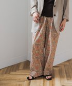 【アーバンリサーチ ドアーズ/URBAN RESEARCH DOORS】のアソートプリントイージーパンツ 大人の最旬トレンドファッション＆コーディネート founy(ファウニー) ファッション Fashion レディースファッション Fashion for Women パンツ Pants & Trousers 2026年 2026 2026春夏・S/S Spring/Summer 2026 SS26 インド Indian Textile プリント Print, Printed Pattern リゾート Resort, Vacation Style リラックス Relax, Relaxed Fit 夏 Summer 春 Spring S/S・春夏 SS, Spring/Summer, Warm Season thumbnail ベージュ|ID: prp329100004993105 ipo3291000000037395979