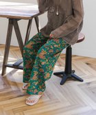 【アーバンリサーチ ドアーズ/URBAN RESEARCH DOORS】のアソートプリントイージーパンツ 大人の最旬トレンドファッション＆コーディネート founy(ファウニー) ファッション Fashion レディースファッション Fashion for Women パンツ Pants & Trousers 2026年 2026 2026春夏・S/S Spring/Summer 2026 SS26 インド Indian Textile プリント Print, Printed Pattern リゾート Resort, Vacation Style リラックス Relax, Relaxed Fit 夏 Summer 春 Spring S/S・春夏 SS, Spring/Summer, Warm Season thumbnail グリーン|ID: prp329100004993105 ipo3291000000037395981
