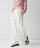 【アーバンリサーチ/URBAN RESEARCH】のチノイージーパンツ 大人の最旬トレンドファッション＆コーディネート founy(ファウニー) ファッション Fashion レディースファッション Fashion for Women パンツ Pants & Trousers 春 Spring ギャザー Gathered, Ruffled スマート Smart, Elegant パターン Pattern, Design Print フロント Front, Front Design リラックス Relax, Relaxed Fit ワイド Wide, Wide Fit S/S・春夏 SS, Spring/Summer, Warm Season 夏 Summer エレガント 上品 Elegant 2026年 2026 2026春夏・S/S Spring/Summer 2026 SS26 thumbnail ホワイト|ID: prp329100004993108 ipo3291000000037396052