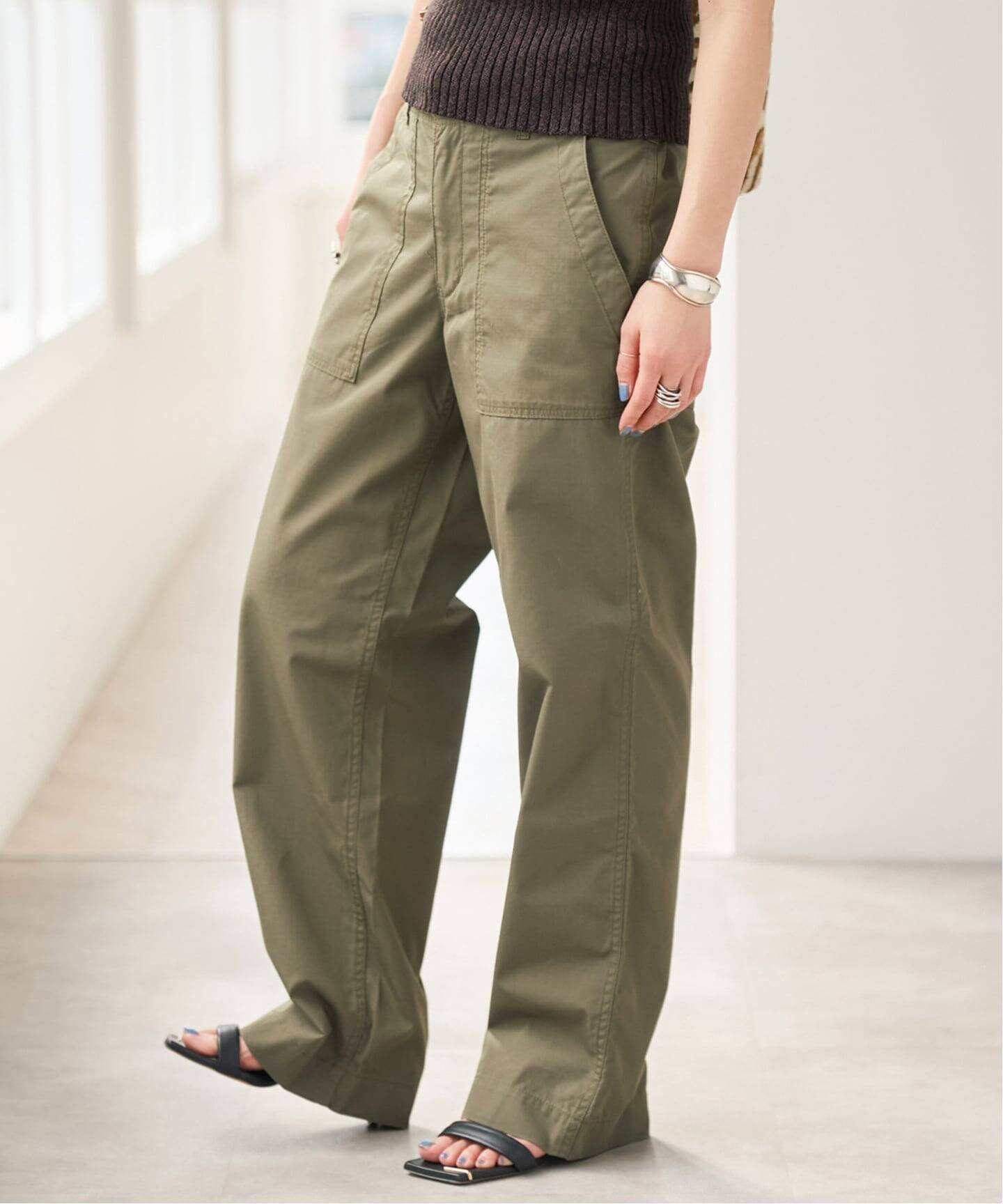 【スピック&スパン/Spick & Span】のリップルーズベイカーパンツ 大人の最旬トレンドファッション＆コーディネート founy(ファウニー) 　ファッション　Fashion　レディースファッション　Fashion for Women　パンツ　Pants & Trousers　シンプル　Simple, Minimal　ジャケット　Jacket, Outerwear　リップ　Lip, Lip Motif　エレガント 上品　Elegant　定番　Standard, Basic Item　 other-1|ID: prp329100004993109 ipo3291000000037396055