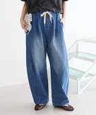 【チャオパニックティピー/CIAOPANIC TYPY】の【3サイズ展開】デニムバレルイージーパンツ 大人の最旬トレンドファッション＆コーディネート founy(ファウニー) ファッション Fashion レディースファッション Fashion for Women パンツ Pants & Trousers カットソー Cut and Sewn Top サンダル Sandals, Summer Shoes シンプル Simple, Minimal スニーカー Sneakers, Trainers デニム Denim, Jeans Material トレンド Trend, Trending Now 定番 Standard, Basic Item バランス Balance, Style Balance ベーシック Basic, Essential リラックス Relax, Relaxed Fit ワイド Wide, Wide Fit おすすめ Recommended / Our Picks thumbnail ブルー|ID: prp329100004993110 ipo3291000000037396061