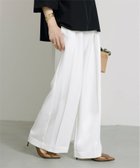 【ユアーズ/ur's】のハイウエスト2タックワイドパンツ ボトムス フルレングス 定番 ワイド オフィス 大人の最旬トレンドファッション＆コーディネート founy(ファウニー) ファッション Fashion レディースファッション Fashion for Women パンツ Pants & Trousers アクセサリー Fashion Accessories コンパクト Compact, Small Size セットアップ Set-Up, Coordinated Outfit 定番 Standard, Basic Item ネップ Nepp, Slub Yarn バランス Balance, Style Balance フロント Front, Front Design ワイド Wide, Wide Fit おすすめ Recommended / Our Picks エレガント 上品 Elegant thumbnail WH|ID: prp329100004993114 ipo3291000000037396116