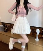 【チェルカ/CERCA】のNia/Nia(ニア)/バルーンミニスカート 大人の最旬トレンドファッション＆コーディネート founy(ファウニー) ファッション Fashion レディースファッション Fashion for Women スカート Skirts ミニスカート Mini Skirts バルーン Balloon, Balloon Silhouette ミニスカート Mini Skirt, Short Skirt thumbnail ホワイト|ID: prp329100004993121 ipo3291000000037396152