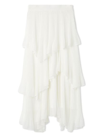 【フレイ アイディー/FRAY I.D】のランダムティアードシアープリーツスカート インテリア・キッズ・メンズ・レディースファッション・服の通販 founy(ファウニー) https://founy.com/ ファッション Fashion レディースファッション Fashion for Women スカート Skirts プリーツスカート / 上品フェミニンスタイル Pleated Skirts アシンメトリー Asymmetrical Style オーガンジー Organza Fabric シフォン Chiffon, Lightweight Fabric スマート Smart, Elegant ダウン Down, Puffer ティアード Tiered, Tiered Style ティアードスカート Tiered Skirt, Flounced Skirt フェミニン Feminine, Girly プリーツ Pleats, Pleated ヘムライン Hemline, Bottom Cut リブニット Rib Knit, Ribbed Knit |ID: prp329100004993176 ipo3291000000037396244