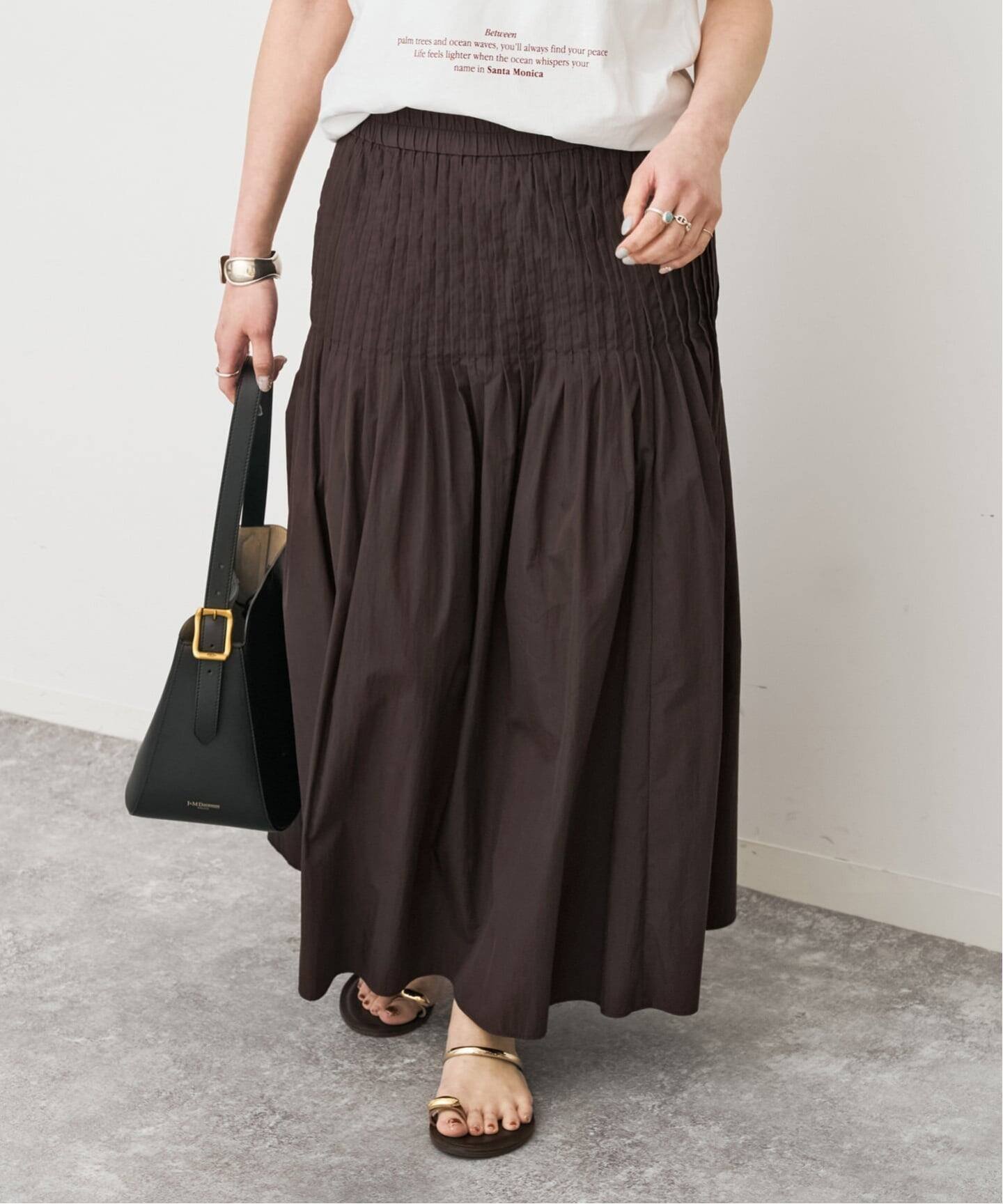 【スピック&スパン/Spick & Span】の《手洗い可》CO/PAシアータイプライターギャザースカート 大人の最旬トレンドファッション＆コーディネート founy(ファウニー) 　ファッション　Fashion　レディースファッション　Fashion for Women　スカート　Skirts　ギャザー　Gathered, Ruffled　シンプル　Simple, Minimal　フレア　Flare, Flared　リラックス　Relax, Relaxed Fit　 other-1|ID: prp329100004993186 ipo3291000000037396279
