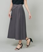 【イネド/INED】のラップライクスカート 大人の最旬トレンドファッション＆コーディネート founy(ファウニー) ファッション Fashion レディースファッション Fashion for Women スカート Skirts スマート Smart, Elegant ドレープ Drape, Draping Fabric プリーツ Pleats, Pleated ラップ Wrap, Wrap Design thumbnail ミディアムグレー|ID: prp329100004993187 ipo3291000000037396283