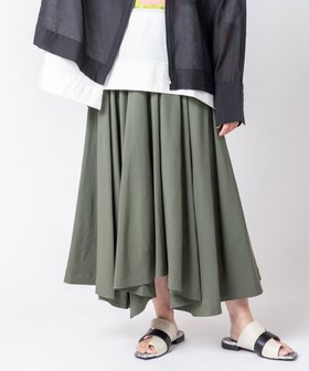 【オズモーシス/OSMOSIS】のハンカチーフヘムフレアースカート 大人の最旬トレンドファッション＆コーディネート founy(ファウニー) ファッション Fashion レディースファッション Fashion for Women スカート Skirts ギャザー Gathered, Ruffled ハンカチ Handkerchief, Hanky フレアースカート Flared Skirt, A-Line Skirt ヘムライン Hemline, Bottom Cut ポケット Pocket, Pocket Detail ランダム Random, Irregular 再入荷 Restock / Back in Stock 夏 Summer S/S・春夏 SS, Spring/Summer, Warm Season |ID:prp329100004993190