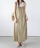 【ラジュール/Lajour】のミニフリルキャミワンピース 大人の最旬トレンドファッション＆コーディネート founy(ファウニー) ファッション Fashion レディースファッション Fashion for Women ワンピース Dresses キャミソールワンピース Camisole Dresses なめらか Smooth, Silky Texture ギャザー Gathered, Ruffled タンク Tank Top, Sleeveless Top フリル Frill, Ruffle フレア Flare, Flared ラップ Wrap, Wrap Design リゾート Resort, Vacation Style リラックス Relax, Relaxed Fit エレガント 上品 Elegant 夏 Summer 旅行 Travel thumbnail ベージュ|ID: prp329100004993192 ipo3291000000037396316