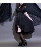 【アクシーズファム/axes femme】のフィッシュテールフレアワンピース 大人の最旬トレンドファッション＆コーディネート founy(ファウニー) ファッション Fashion レディースファッション Fashion for Women ワンピース Dresses おすすめ Recommended / Our Picks インディゴ Indigo Denim コレクション Collection, Seasonal Line デニム Denim, Jeans Material フリル Frill, Ruffle レース Lace, Lace Fabric 無地 Plain, Solid Color thumbnail 黒|ID: prp329100004993196 ipo3291000000037396349
