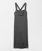 【ビューティ&ユース ユナイテッドアローズ/BEAUTY&YOUTH / UNITED ARROWS】の6(ROKU) スリットワンピース 大人の最旬トレンドファッション＆コーディネート founy(ファウニー) ファッション Fashion レディースファッション Fashion for Women ワンピース Dresses サテン Satin, Glossy Fabric スリット Slit, Slit Detail フェミニン Feminine, Girly ラップ Wrap, Wrap Design thumbnail DK.GRAY|ID: prp329100004993198 ipo3291000000037396357