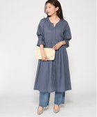 【プレフェリール/PREFERIR】のピンタックワンピース 大人の最旬トレンドファッション＆コーディネート founy(ファウニー) ファッション Fashion レディースファッション Fashion for Women ワンピース Dresses リラックス Relax, Relaxed Fit thumbnail ダークブルー|ID: prp329100004993205 ipo3291000000037396380