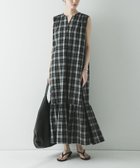 【アーバンリサーチ/URBAN RESEARCH】のサッカーチェックワンピース 大人の最旬トレンドファッション＆コーディネート founy(ファウニー) ファッション Fashion レディースファッション Fashion for Women ワンピース Dresses カーディガン Cardigan, Knitwear サッカー Seersucker, Summer Fabric スキッパー Skipper, Open Collar タンク Tank Top, Sleeveless Top チェック Check, Plaid, Tartan ノースリーブ Sleeveless, No-Sleeve フラット Flat, Flat Shoes リラックス Relax, Relaxed Fit ロング Long, Long-Length S/S・春夏 SS, Spring/Summer, Warm Season 夏 Summer 2026年 2026 2026春夏・S/S Spring/Summer 2026 SS26 thumbnail ブラック|ID: prp329100004993271 ipo3291000000037396783
