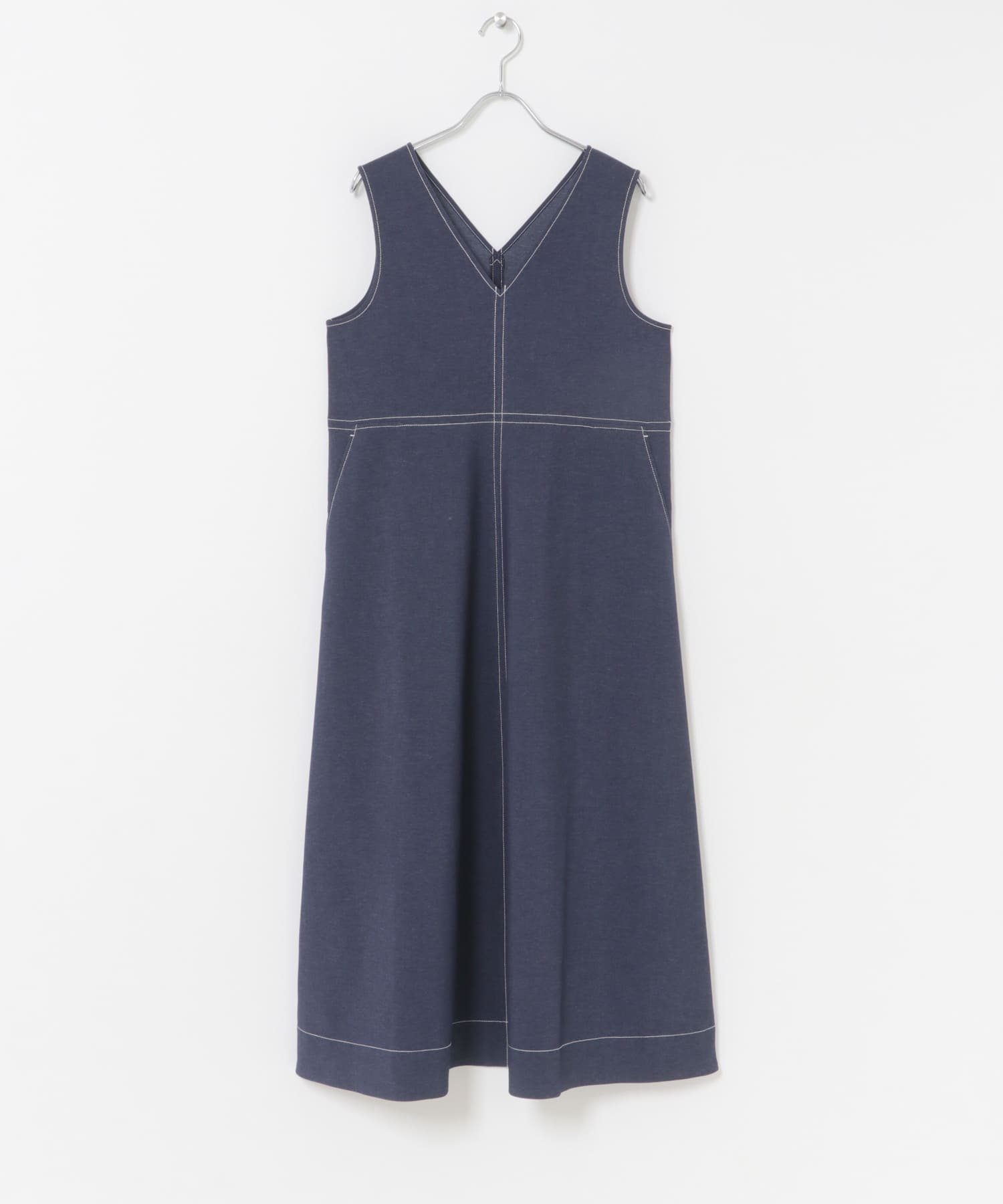 【アイテムズアーバンリサーチ/ITEMS URBAN RESEARCH】の『洗濯可』レーヨンデニムテントワンピース インテリア・キッズ・メンズ・レディースファッション・服の通販 founy(ファウニー) 　ファッション　Fashion　レディースファッション　Fashion for Women　ワンピース　Dresses　2026年　2026　2026春夏・S/S　Spring/Summer 2026 SS26　とろみ　Fluid, Flowy Fabric　デコルテ　Décolleté, Neckline　デニム　Denim, Jeans Material　リラックス　Relax, Relaxed Fit　エレガント 上品　Elegant　夏　Summer　S/S・春夏　SS, Spring/Summer, Warm Season　ブルー系その他|ID: prp329100004993281 ipo3291000000037396835
