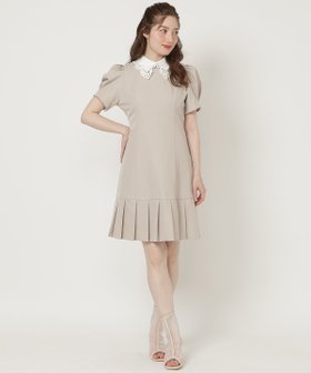 【スウィングル/Swingle】の【5/8(Fri)発売】レース衿ワンピース 大人の最旬トレンドファッション＆コーディネート founy(ファウニー) ファッション Fashion レディースファッション Fashion for Women ワンピース Dresses クラシカル Classical, Vintage-Inspired スリーブ Sleeve, Long Sleeve / Short Sleeve フェミニン Feminine, Girly フレア Flare, Flared プリーツ Pleats, Pleated リラックス Relax, Relaxed Fit レース Lace, Lace Fabric エレガント 上品 Elegant |ID:prp329100004993288