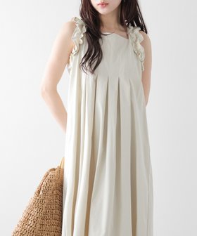 【ラジュール/Lajour】のフリル*プリーツワンピース 大人の最旬トレンドファッション＆コーディネート founy(ファウニー) ファッション Fashion レディースファッション Fashion for Women ワンピース Dresses 2026年 2026 2026春夏・S/S Spring/Summer 2026 SS26 ショルダー Shoulder, Shoulder Strap フェミニン Feminine, Girly フリル Frill, Ruffle プリーツ Pleats, Pleated エレガント 上品 Elegant |ID:prp329100004993294