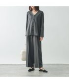 【グローバルワーク/GLOBAL WORK】のシャツカーディガン*パンツセット/646704 大人の最旬トレンドファッション＆コーディネート founy(ファウニー) ファッション Fashion レディースファッション Fashion for Women パンツ Pants & Trousers オケージョン Occasion Wear カーディガン Cardigan, Knitwear シンプル Simple, Minimal ストレッチ Stretch, Stretchy Fabric ストレート Straight, Straight Cut セットアップ Set-Up, Coordinated Outfit ツイル Twist, Twisted Detail 羽織 Haori, Light Jacket ワイド Wide, Wide Fit おすすめ Recommended / Our Picks エレガント 上品 Elegant セレモニー Ceremony ビジネス 仕事 通勤 Business / Work / Commuting thumbnail グレー15|ID: prp329100004993297 ipo3291000000037397178
