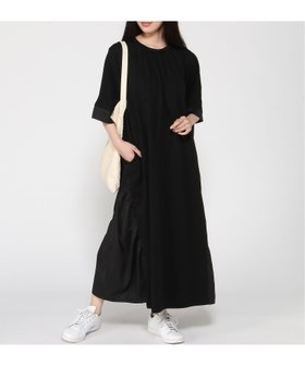 【フラボア/FRAPBOIS】のトリムワンピ 大人の最旬トレンドファッション＆コーディネート founy(ファウニー) ファッション Fashion レディースファッション Fashion for Women ワンピース Dresses ギャザー Gathered, Ruffled サンダル Sandals, Summer Shoes シューズ Shoes, Footwear スニーカー Sneakers, Trainers リラックス Relax, Relaxed Fit |ID:prp329100004993298