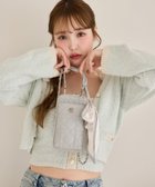 【ナイスクラップ/NICE CLAUP】のスカーフ付きキルティングスマホショルダー 大人の最旬トレンドファッション＆コーディネート founy(ファウニー) ファッション Fashion レディースファッション Fashion for Women おすすめ Recommended / Our Picks キルティング Quilted, Quilting スカーフ Scarf, Neckwear スマホショルダーバッグ Smartphone Shoulder Bag リップ Lip, Lip Motif thumbnail サックスブルー|ID: prp329100004993307 ipo3291000000037397590