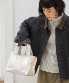【エルビーシー/LBC】の仕切りミニトートバッグ 大人の最旬トレンドファッション＆コーディネート founy(ファウニー) ファッション Fashion レディースファッション Fashion for Women バッグ Bags キャンバス Canvas, Canvas Fabric 財布 Wallet, Purse 軽量 Lightweight, Ultra Light thumbnail シルバー|ID: prp329100004993312 ipo3291000000037397636
