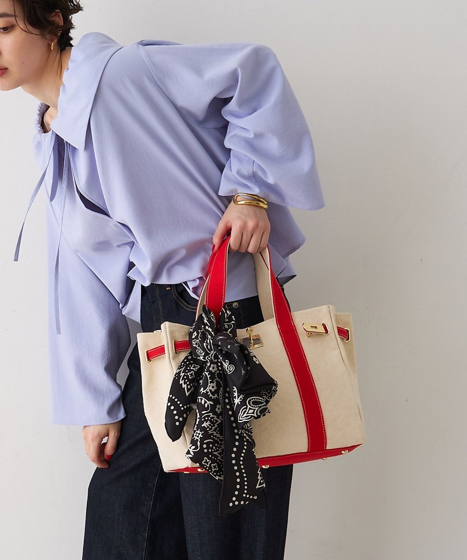【ルージュヴィフラクレ/Rouge vif la cle】の【CHIMERE/シメール】キャンバスミニトート(小) 大人の最旬トレンドファッション＆コーディネート founy(ファウニー) 　ファッション　Fashion　レディースファッション　Fashion for Women　バッグ　Bags　おすすめ　Recommended / Our Picks　キャンバス　Canvas, Canvas Fabric　ショルダー　Shoulder, Shoulder Strap　ジャケット　Jacket, Outerwear　スニーカー　Sneakers, Trainers　デニム　Denim, Jeans Material　トレンチ　Trench, Trench Coat　ポケット　Pocket, Pocket Detail　エレガント 上品　Elegant　 other-1|ID: prp329100004993314 ipo3291000000037397653