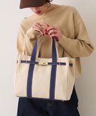【ルージュヴィフラクレ/Rouge vif la cle】の【CHIMERE/シメール】キャンバスミニトート(小) 大人の最旬トレンドファッション＆コーディネート founy(ファウニー) ファッション Fashion レディースファッション Fashion for Women バッグ Bags おすすめ Recommended / Our Picks キャンバス Canvas, Canvas Fabric ショルダー Shoulder, Shoulder Strap ジャケット Jacket, Outerwear スニーカー Sneakers, Trainers デニム Denim, Jeans Material トレンチ Trench, Trench Coat ポケット Pocket, Pocket Detail エレガント 上品 Elegant thumbnail ネイビー|ID: prp329100004993314 ipo3291000000037397656