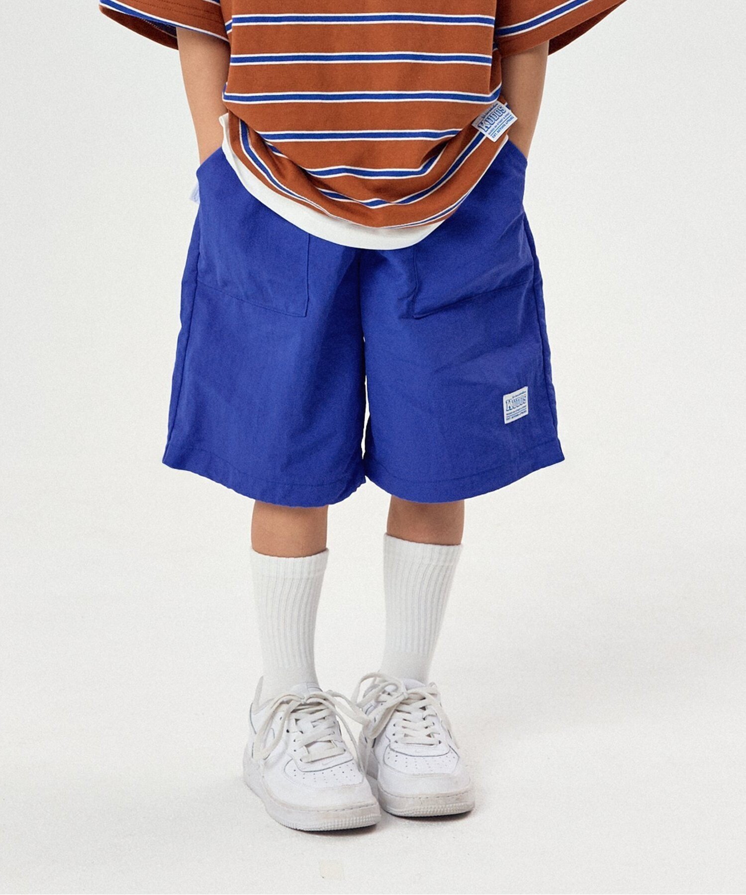 【エフオー オンラインストア/F.O.Online Store / KIDS】のWEB限定 KUDOZ.B ベイカーポケットハーフパンツ インテリア・キッズ・メンズ・レディースファッション・服の通販 founy(ファウニー) 　ファッション　Fashion　キッズファッション　Fashion for Kids　ボトムス　Bottoms　おすすめ　Recommended / Our Picks　ハーフ　Half, Half-Length　ベスト　Vest, Waistcoat　ブルー|ID: prp329100004993339 ipo3291000000037397870