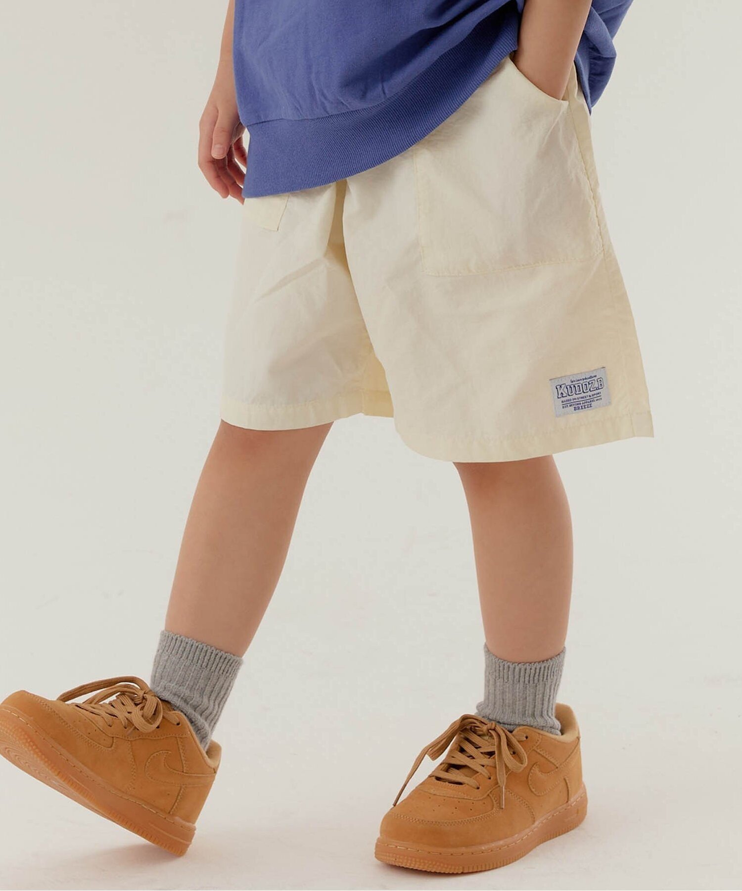 【エフオー オンラインストア/F.O.Online Store / KIDS】のWEB限定 KUDOZ.B ベイカーポケットハーフパンツ インテリア・キッズ・メンズ・レディースファッション・服の通販 founy(ファウニー) 　ファッション　Fashion　キッズファッション　Fashion for Kids　ボトムス　Bottoms　おすすめ　Recommended / Our Picks　ハーフ　Half, Half-Length　ベスト　Vest, Waistcoat　アイボリー|ID: prp329100004993339 ipo3291000000037397871