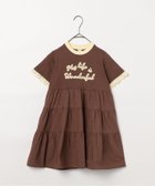 【エフオー オンラインストア/F.O.Online Store / KIDS】のフェルトリンガーTティアードワンピース リンク 大人の最旬トレンドファッション＆コーディネート founy(ファウニー) ファッション Fashion キッズファッション Fashion for Kids ワンピース Dresses おすすめ Recommended / Our Picks コンビ Combo, Combination Style ティアードワンピース Tiered Dress, Flared Dress フェルト Felt, Felt Fabric ブロード Broadcloth, Fine Cotton レース Lace, Lace Fabric ロンパース Romper, Jumpsuit thumbnail ブラウン|ID: prp329100004993343 ipo3291000000037397917