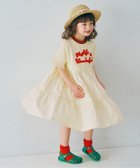 【エフオー オンラインストア/F.O.Online Store / KIDS】のフェルトリンガーTティアードワンピース リンク 大人の最旬トレンドファッション＆コーディネート founy(ファウニー) ファッション Fashion キッズファッション Fashion for Kids ワンピース Dresses おすすめ Recommended / Our Picks コンビ Combo, Combination Style ティアードワンピース Tiered Dress, Flared Dress フェルト Felt, Felt Fabric ブロード Broadcloth, Fine Cotton レース Lace, Lace Fabric ロンパース Romper, Jumpsuit thumbnail アイボリー|ID: prp329100004993343 ipo3291000000037397918