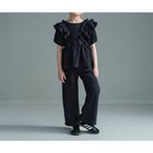 【ブランシェス/branshes / KIDS】の【WEB限定】ぽこぽこ2WAYセットアップ 大人の最旬トレンドファッション＆コーディネート founy(ファウニー) ファッション Fashion キッズファッション Fashion for Kids おすすめ Recommended / Our Picks シンプル Simple, Minimal セットアップ Set-Up, Coordinated Outfit フリル Frill, Ruffle ポケット Pocket, Pocket Detail thumbnail ブラック|ID: prp329100004993348 ipo3291000000037397966