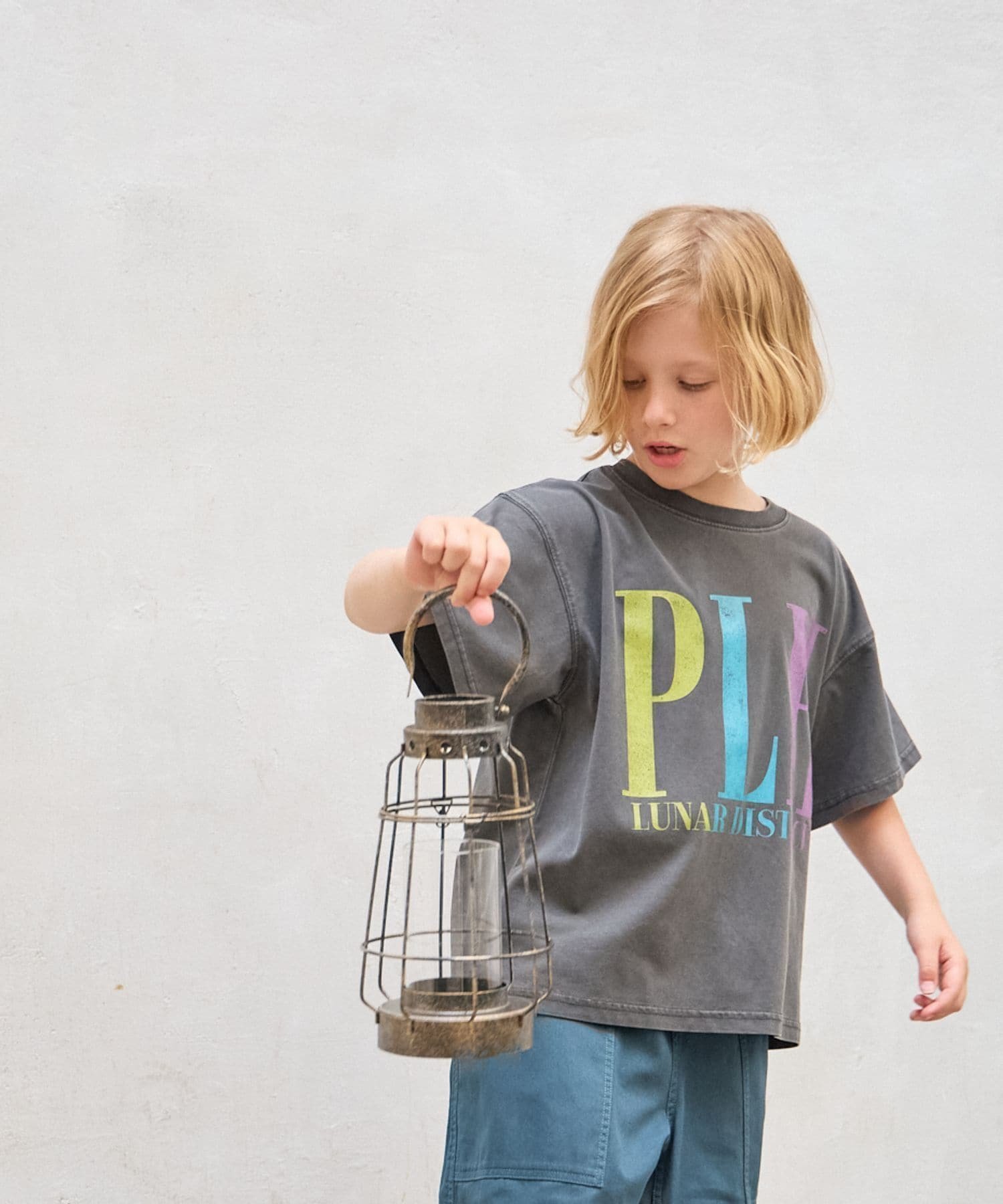 【グローバルワーク/GLOBAL WORK / KIDS】のヘビロッTEEヴィンテージ加工T/キッズ/637860 インテリア・キッズ・メンズ・レディースファッション・服の通販 founy(ファウニー) 　ファッション　Fashion　キッズファッション　Fashion for Kids　おすすめ　Recommended / Our Picks　ボトム　Bottoms, Lower Wear　リラックス　Relax, Relaxed Fit　ヴィンテージ　Vintage Style　チャコールBIGロゴ19|ID: prp329100004993355 ipo3291000000037398041