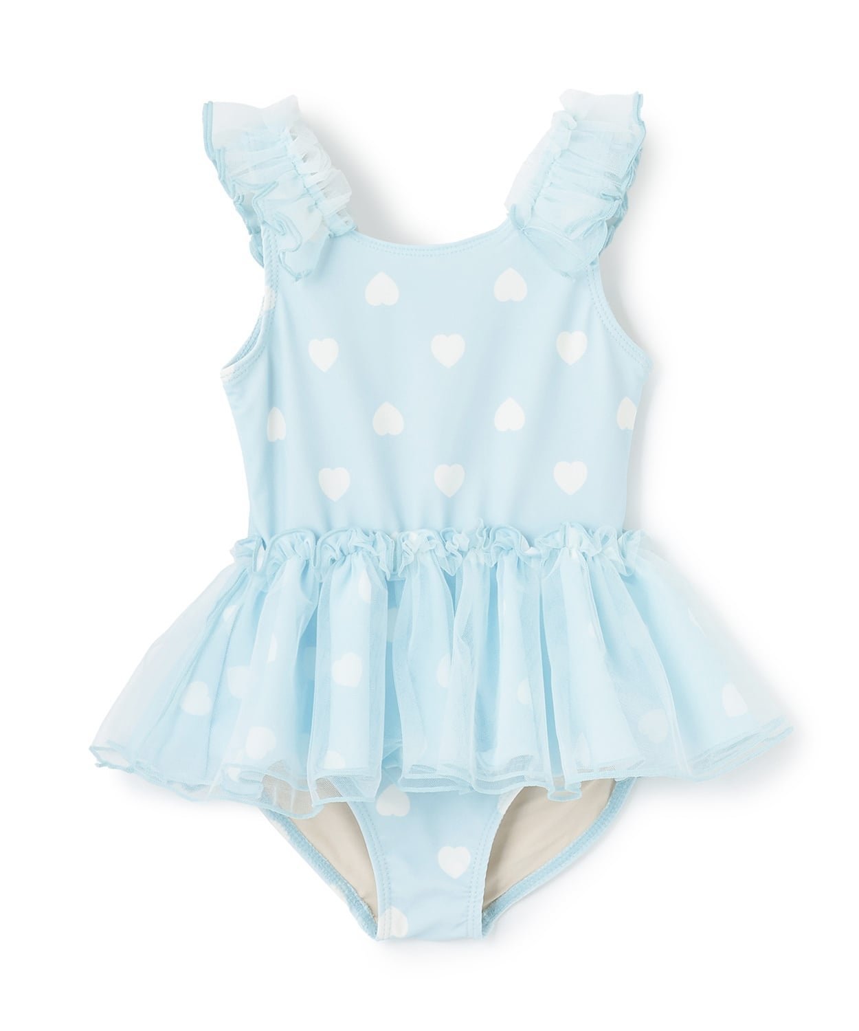 【ナルミヤ オンライン/NARUMIYA ONELINE / KIDS】の【SWIM】チュールワンピース水着 インテリア・キッズ・メンズ・レディースファッション・服の通販 founy(ファウニー) 　ファッション　Fashion　キッズファッション　Fashion for Kids　チュール　Tulip, Tulip Motif　ポケット　Pocket, Pocket Detail　モチーフ　Motif, Design Theme　水着　Swimsuit, Swimwear　ライト ブルー|ID: prp329100004993361 ipo3291000000037398075