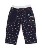 【ベベ オンライン ストア/BEBE ONLINE STORE / KIDS】の恐竜海の生き物総柄7分丈パンツ(80~130cm) 大人の最旬トレンドファッション＆コーディネート founy(ファウニー) ファッション Fashion キッズファッション Fashion for Kids ボトムス Bottoms オレンジ Orange 春 Spring コレクション Collection, Seasonal Line フレンチ French, French Style ポケット Pocket, Pocket Detail S/S・春夏 SS, Spring/Summer, Warm Season 夏 Summer エレガント 上品 Elegant 2026年 2026 2026春夏・S/S Spring/Summer 2026 SS26 thumbnail ネイビー系|ID: prp329100004993388 ipo3291000000037398375