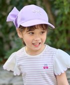 【エニー/ANY / KIDS】の【日よけ付き】リボンキャップ 大人の最旬トレンドファッション＆コーディネート founy(ファウニー) ファッション Fashion キッズファッション Fashion for Kids キャップ Cap, Baseball Cap パール Pearl, Pearl Accent リボン Ribbon, Bow 人気 Popular, Best Seller 再入荷 Restock / Back in Stock 夏 Summer 帽子 Hat, Headwear 洗える Machine Washable thumbnail ラベンダー[082]|ID: prp329100004993389 ipo3291000000037398384