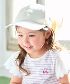 【エニー/ANY / KIDS】の【日よけ付き】リボンキャップ 大人の最旬トレンドファッション＆コーディネート founy(ファウニー) ファッション Fashion キッズファッション Fashion for Kids キャップ Cap, Baseball Cap パール Pearl, Pearl Accent リボン Ribbon, Bow 人気 Popular, Best Seller 再入荷 Restock / Back in Stock 夏 Summer 帽子 Hat, Headwear 洗える Machine Washable thumbnail エクリュ[002]|ID: prp329100004993389 ipo3291000000037398385
