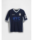 【ギャップ/GAP / KIDS】のオーバーサイズ ジャージーTシャツ (キッズ) 大人の最旬トレンドファッション＆コーディネート founy(ファウニー) ファッション Fashion キッズファッション Fashion for Kids おすすめ Recommended / Our Picks クラシック Classic, Timeless Style スポーツ Sports, Activewear ダウン Down, Puffer フィット Fit, Slim Fit ルーズ Loose, Oversized 半袖 Short Sleeve, Half Sleeve thumbnail NAVY_UNIFORM|ID: prp329100004993392 ipo3291000000037398416