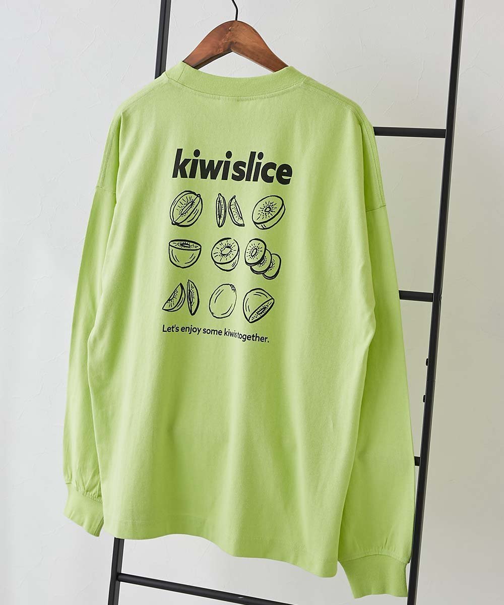 【デビロック/devirock / KIDS】の綿100% 大人 デビラボ プリント 袖リブ 長袖Tシャツ 子供服 キッズ 男の子 26SS インテリア・キッズ・メンズ・レディースファッション・服の通販 founy(ファウニー) 　ファッション　Fashion　キッズファッション　Fashion for Kids　長袖　Long Sleeve, Full Sleeve　プリント　Print, Printed Pattern　ベビー　Baby, Babywear　ロンパース　Romper, Jumpsuit　おすすめ　Recommended / Our Picks　2026年　2026　2026春夏・S/S　Spring/Summer 2026 SS26　005-キウイ-LYグリーン|ID: prp329100004993393 ipo3291000000037398423